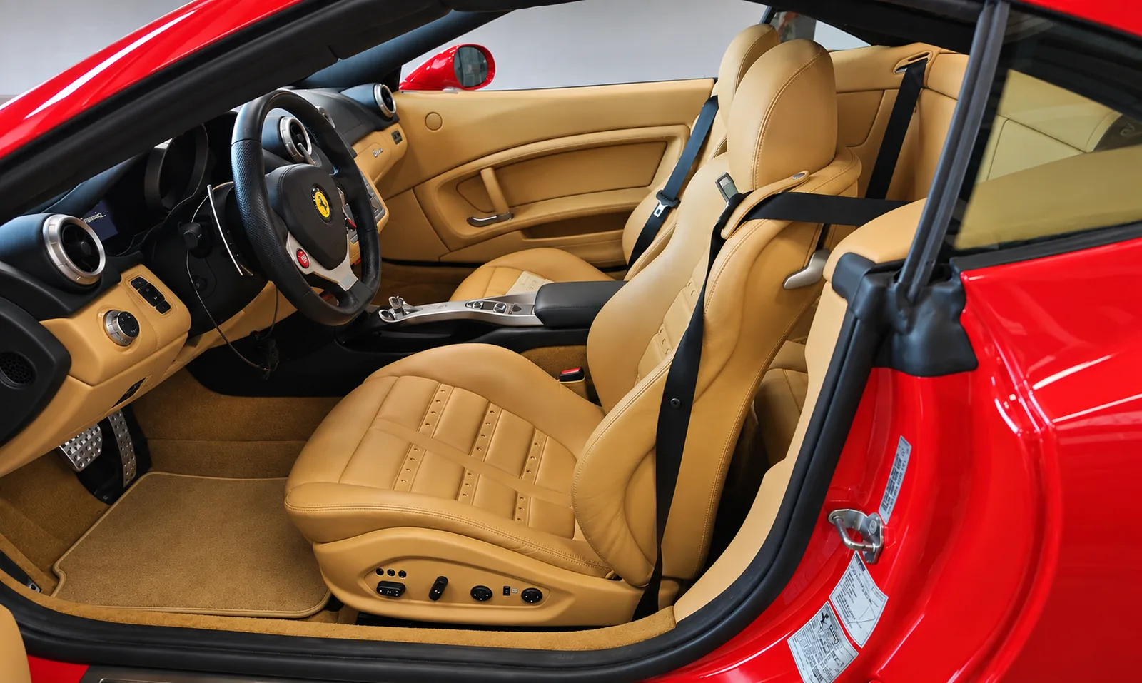 2010 Ferrari California, tan leather interior
