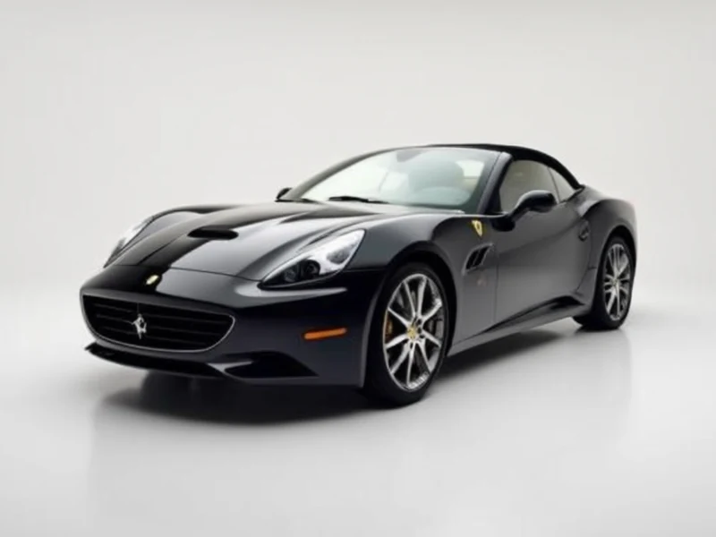 2013 Ferrari California, black