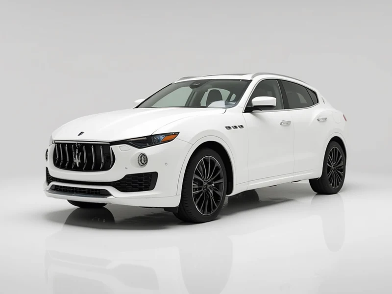 2017 Maserati Levante S, white, front three-quarter