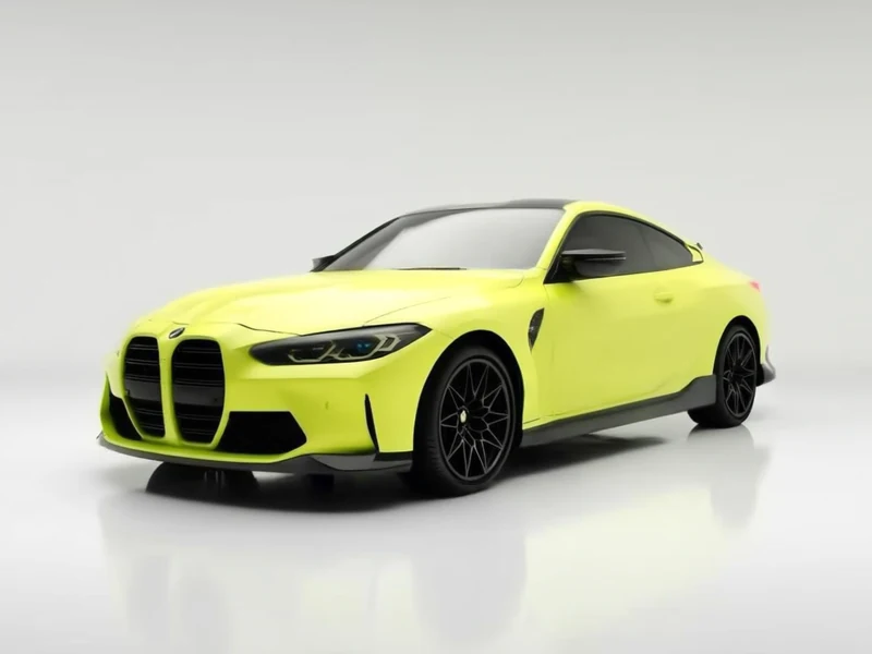 2021 BMW M4, yellow