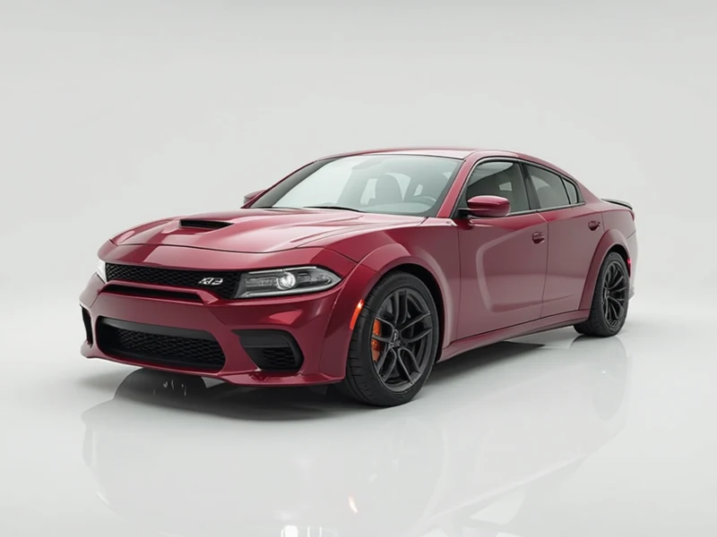 2022 Dodge Charger Scat Pack Widebody, red, front three-quarter